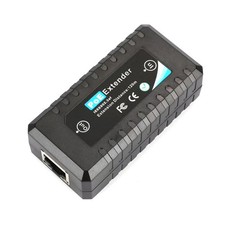 Plug Play 1 Port POE IEEE802.3af Ethernet Extender / Repeater for CCTV IP Camera
