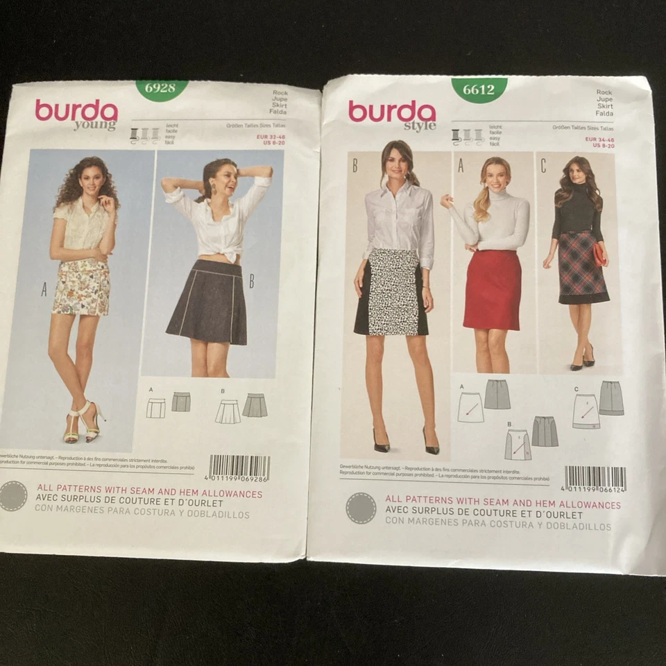 Lot of 8 Burda Sewing Patterns Ladies 2010s Various Sizes Uncut Easy /Super Easy - Image 2 of 4