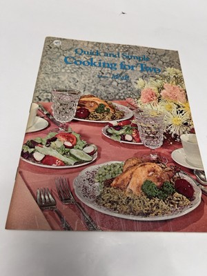 1976 Ideals QUICK AND SIMPLE COOKING FOR TWO Cookbook
