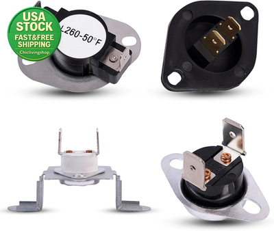 #ad #ad Dryer Thermal Fuse amp; Thermostat Kit for Samsung Maytag Whirlpool 4Pcs $24.99