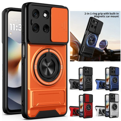 Shockproof Armor Magnetic Stand Cover für Honor Magic 7 8 Lite X6B Hülle