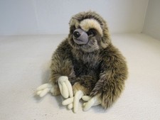 FAO Schwarz Plush Sloth Brown/Cream Very Furry 35267A9200 Polyester Fiber