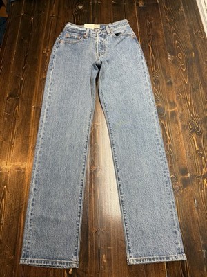 Beyoncé X Levi s 501 Curve Women s Jeans, 27x32, Medium Wash, Stretch, High Rise