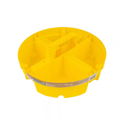 10.25 In. 4-Compartment Bucket Stacker Small Parts Organizer for Bucket Storage