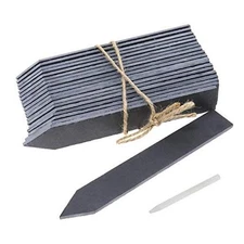 Create idea 20x Slate Chalkboard Set, with Slate Pencil for Garden Green House 