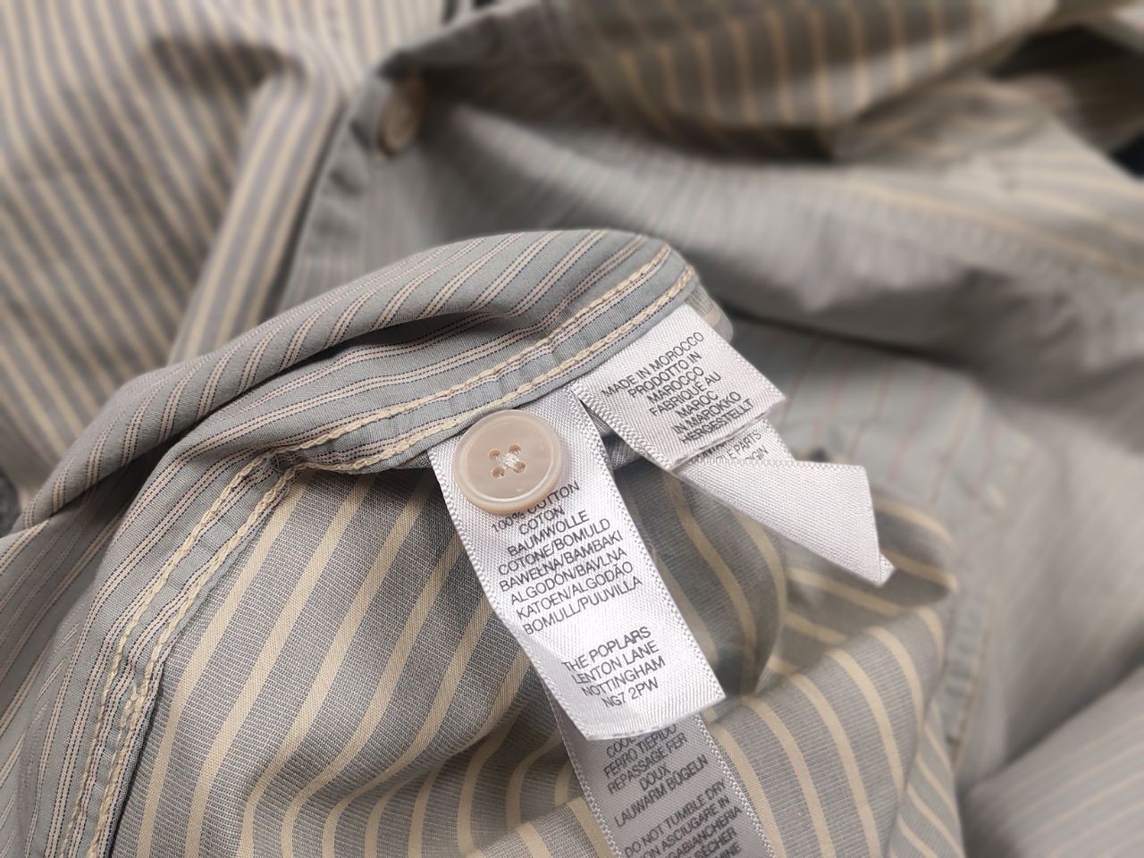 Paul Smith Design Beige patchwork Long Sleeve But… - image 13