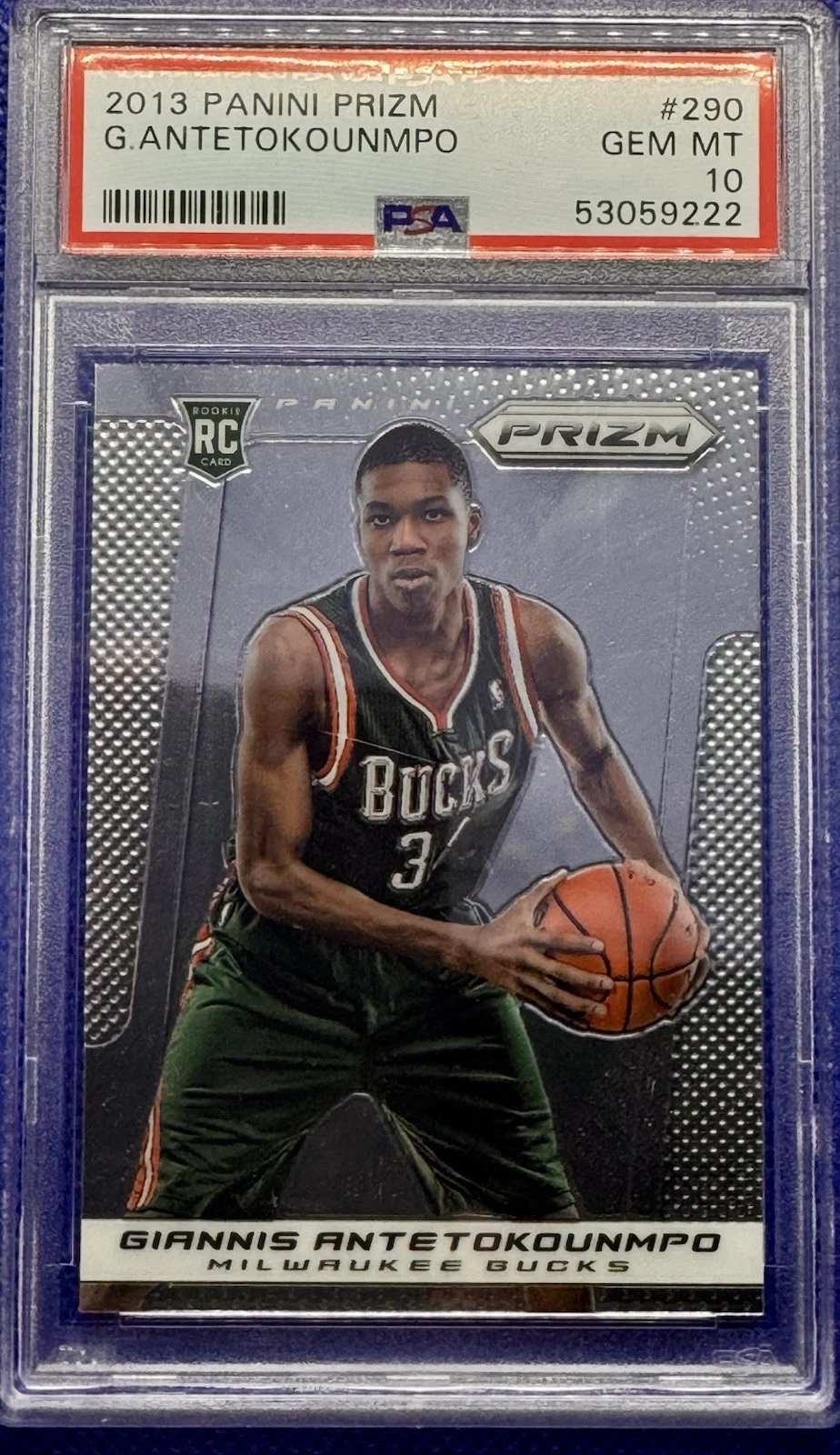 Giannis Prizm RC PSA 10