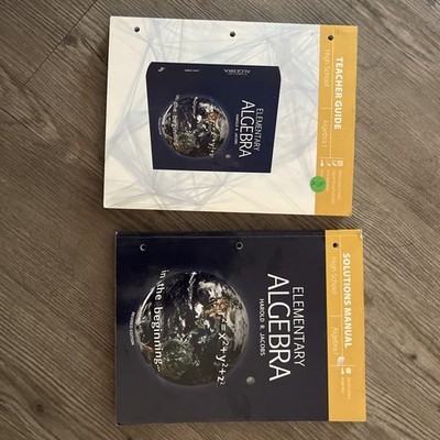 Masterbooks Elementary Algebra Teachers Guide and Solutions Manual 2nd Edition
