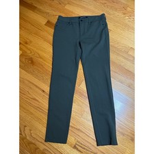 Liverpool Los Angeles Olive Green Everyday Ponte Knit Pants Slim Fit 8/29