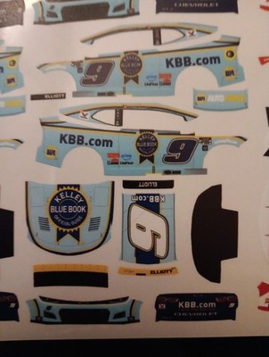  Chase Elliott Playoffs Kbb.com 1/64 Peel& Stick Decals