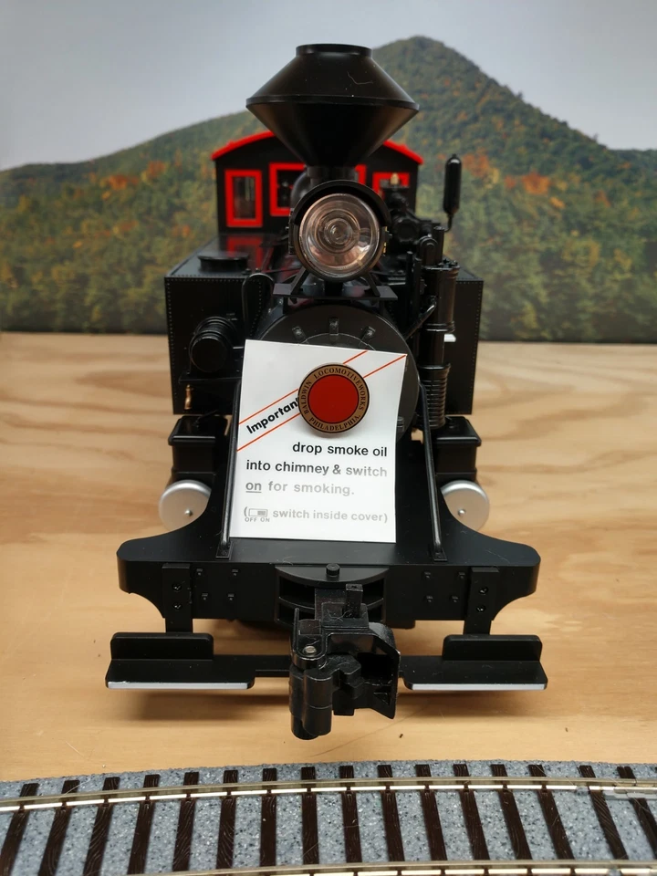 older Bachmann G scale "L" 2-4-2 steam loco (DCC Ready) Smokes - Unlettered NEW - Image 3 of 4