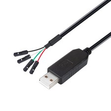USB to TTL Serial 3.3V Adapter Cable TX RX Signal 4 Pin 0.1 inch Pitch Female...