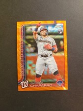 2025 Topps Chrome  Andres Chaparro #187 Orange Wave Refractor /25 RC
