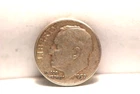 USA, 1957-P Roosevelt Dime, silver, .0723oz, F+, NR, 4-20