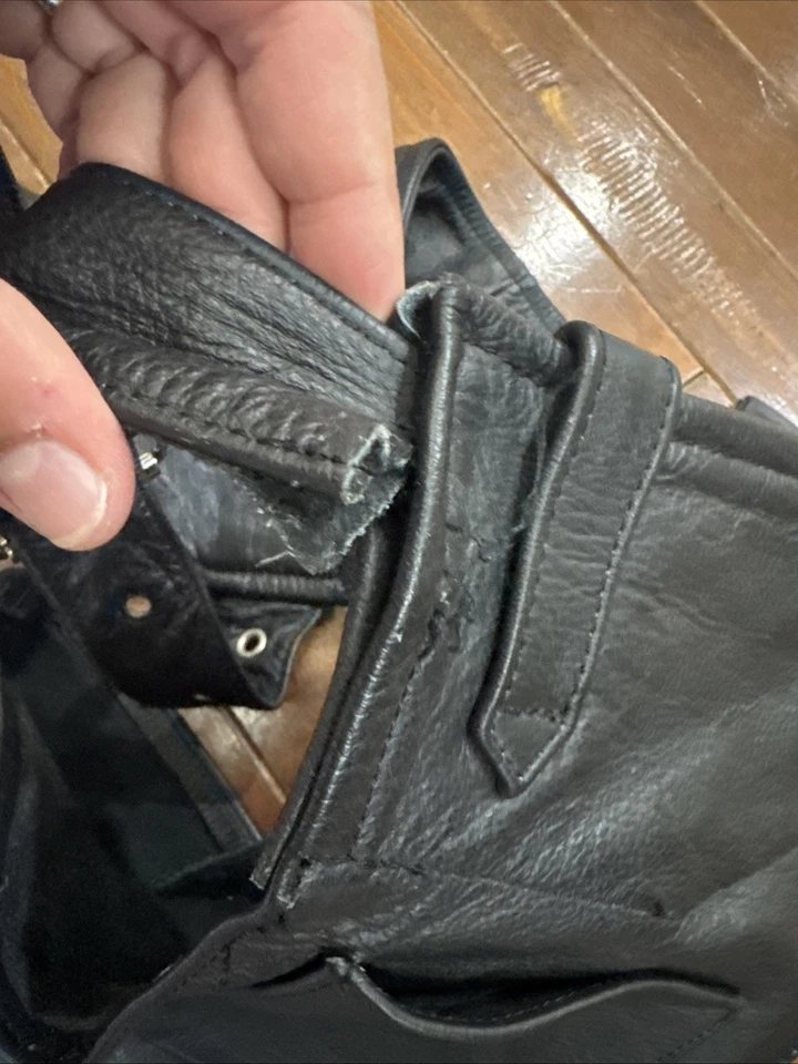 Gorras de cuero para hombre Z1R talla XL negras Foto 3 de 4