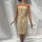 Vintage Mattel Barbie Doll 60s Evening Splendor Strapless Dress Only Tagged