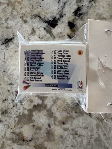 1991-92 Skybox Canadian Hostess/Frito Lay Mini Basketball Komplettsatz 1-50 - Bild 2 von 2