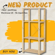 NEW IKEA HEJNE Shelf unit, softwood, 30 3/4x19 5/8x67 3/8 "; FREESHIP