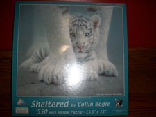 SunsOut 550 pc.Collin Bogle Art Puzzle "Sheltered " 15.5" x 18"-NEW-Sealed-