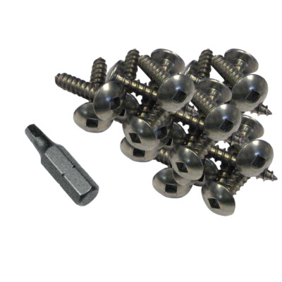 Dock Edge 1006-F Stainless Steel Profile Fasteners 100 Pcs 1''