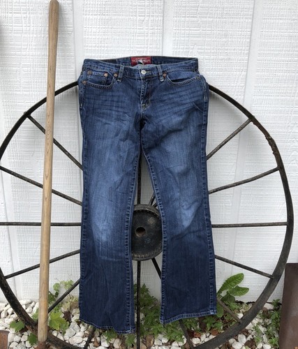 Lucky Brand Women's Sweet N' Low R Boot Cut Jeans Size 6 / 28 Blue Dark Wash - Picture 12 of 12