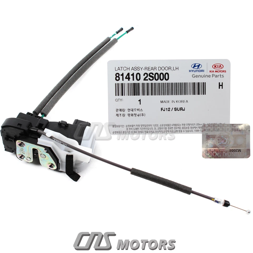 GENUINE Door Lock Actuator REAR LEFT DRIVER for 10-15 Hyundai Tucson 814102S000 - Image 2 of 4