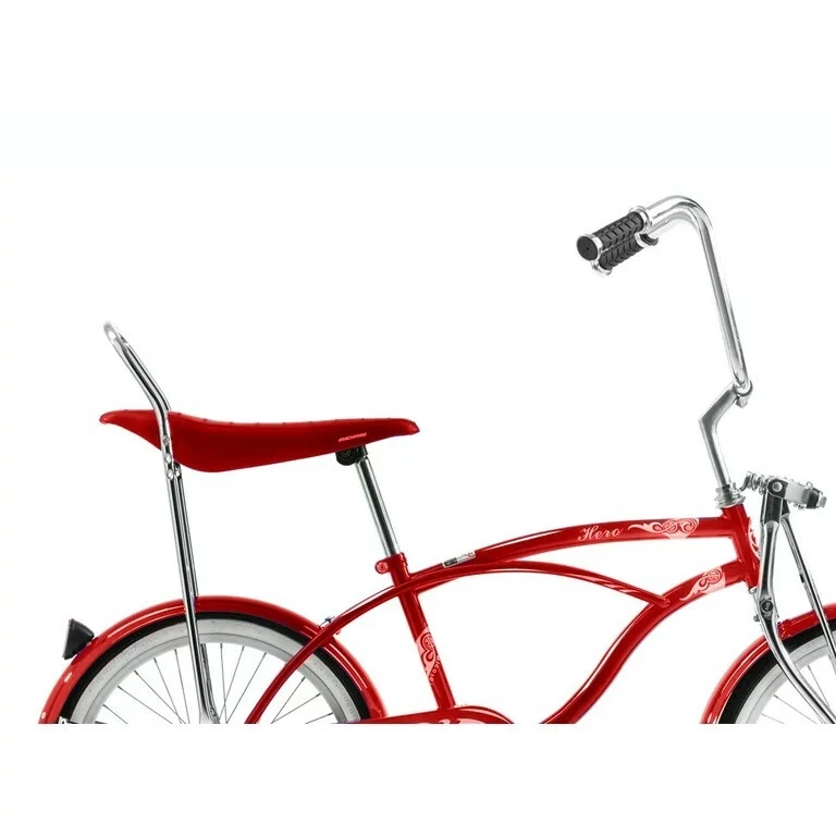 20" Hero Lowrider Bicicleta Springer Extremo Horquilla Elevación Manillar Clásico Crucero Foto 4 de 4