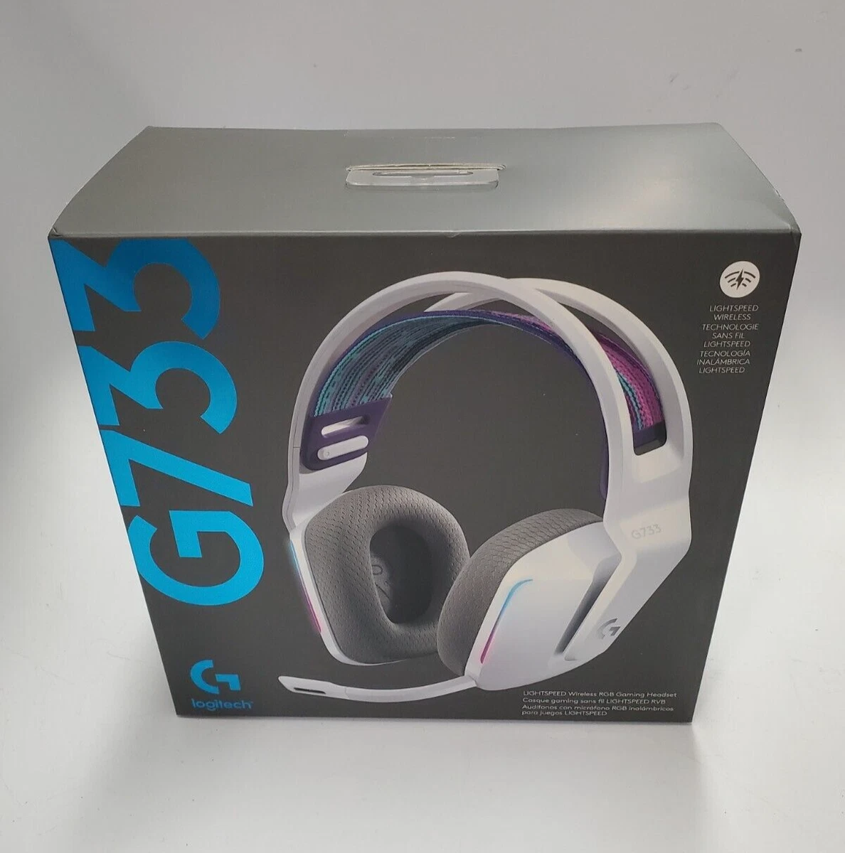 Logitech G733 LIGHTSPEED Wireless Gaming Headset for PS4 PC White
