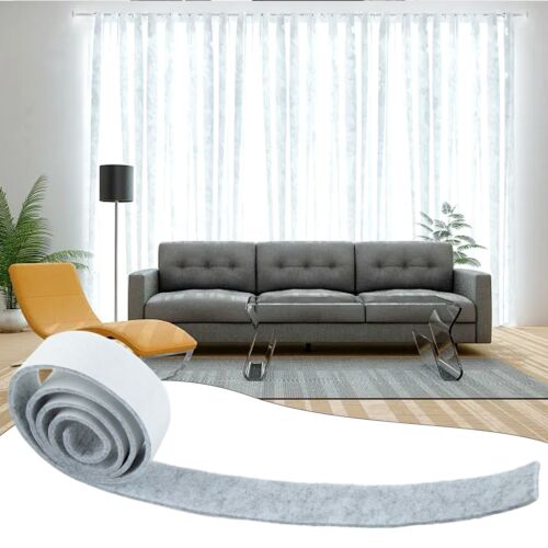 Self Adhesive Felt Strip Roll for Hard Surfaces Reduce Vibrations 1M Long - Picture 1 of 24
