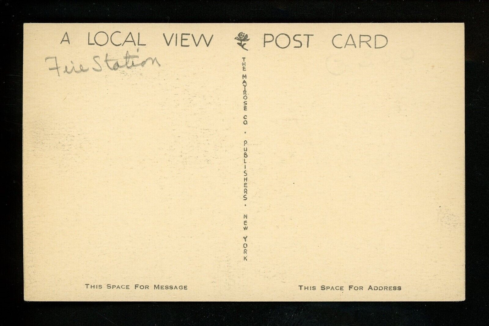 New Jersey NJ postcard Woodbury, Municipal Buildings Vintage fire