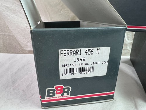 1/43 BBR 1998 Ferrari 456M metallic light gold **SMELLS MUSTY - Picture 3 of 11