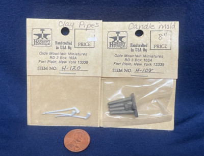 OLD MOUNTAIN MINIATURES CO. DOLLHOUSE MINIATURE HARMONY FORGE HARDWARE (F )