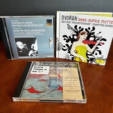 Lot: 3 Antonin Dvorak CD Concerto in A Minor Chaussen Musically Speaking Great