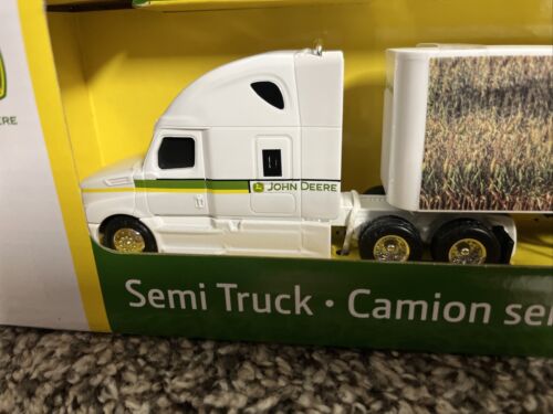 2023 ERTL 1:64 John Deere X9 Combine Themed Freightliner Semi Truck Trailer NEW! - Picture 2 of 4