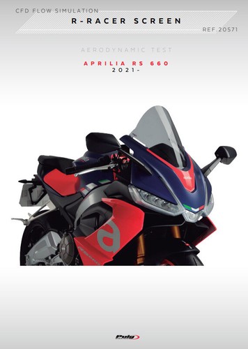 Deflector De Pantalla Puig R-Racer Negro Para Aprilia RS 660 2021 - 2024 - Imagen 5 de 8