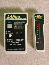 Hobbes Innovation LANTEST Kit Multi-Network Modular Cable Tester RJ45/RJ11