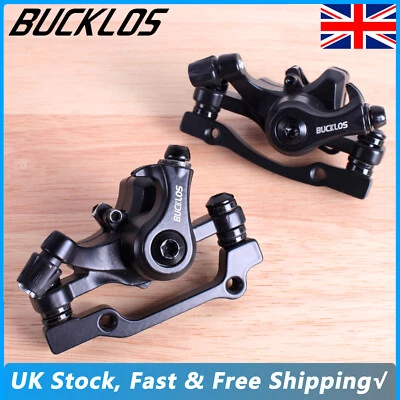 BUCKLOS Linear Pull Disc Brake Mountain Bike Mechanical Caliper Front Rear 160mm - Image 1 of 4