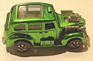 HOT WHEELS 1970 GREEN COCKNEY CAB 1970 