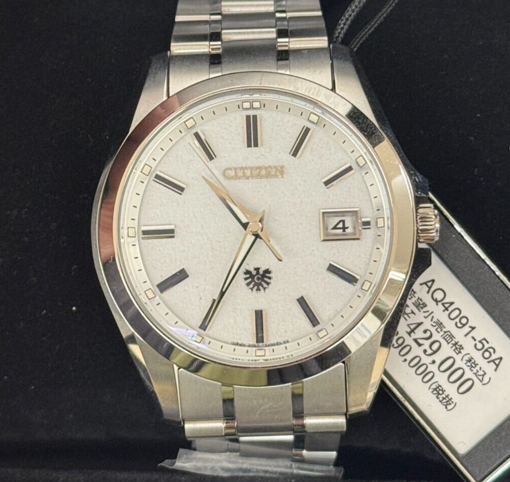 The Citizen AQ4091-56A Chronomaster White Washi Dial Eco-Drive