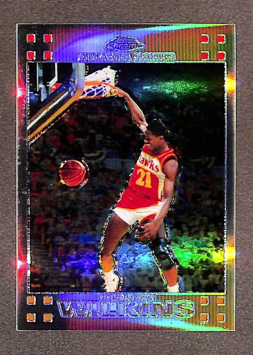 2007 Topps Chrome Refractor #94 Dominique Wilkins /999
