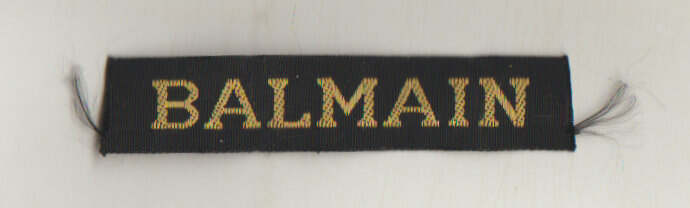 NSWRL DUFFLE COAT TAG NAMES : BALMAIN : Size- 7cm x 1.75cm ] | eBay