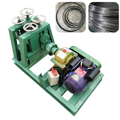 110V 2HP Small Steel Bar/Plate Winding Machine Bending Machine Rolling Machine