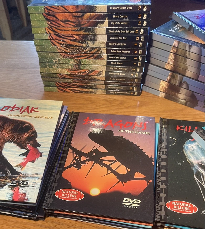 Natural Killers DVD & Books Predators Close Up Wildlife  Incomplete 40 Discs - Image 3 of 4