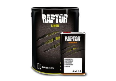 UPOL RAPTOR Lack für Transportflächen Color Gebinde + Härter Schwarz
