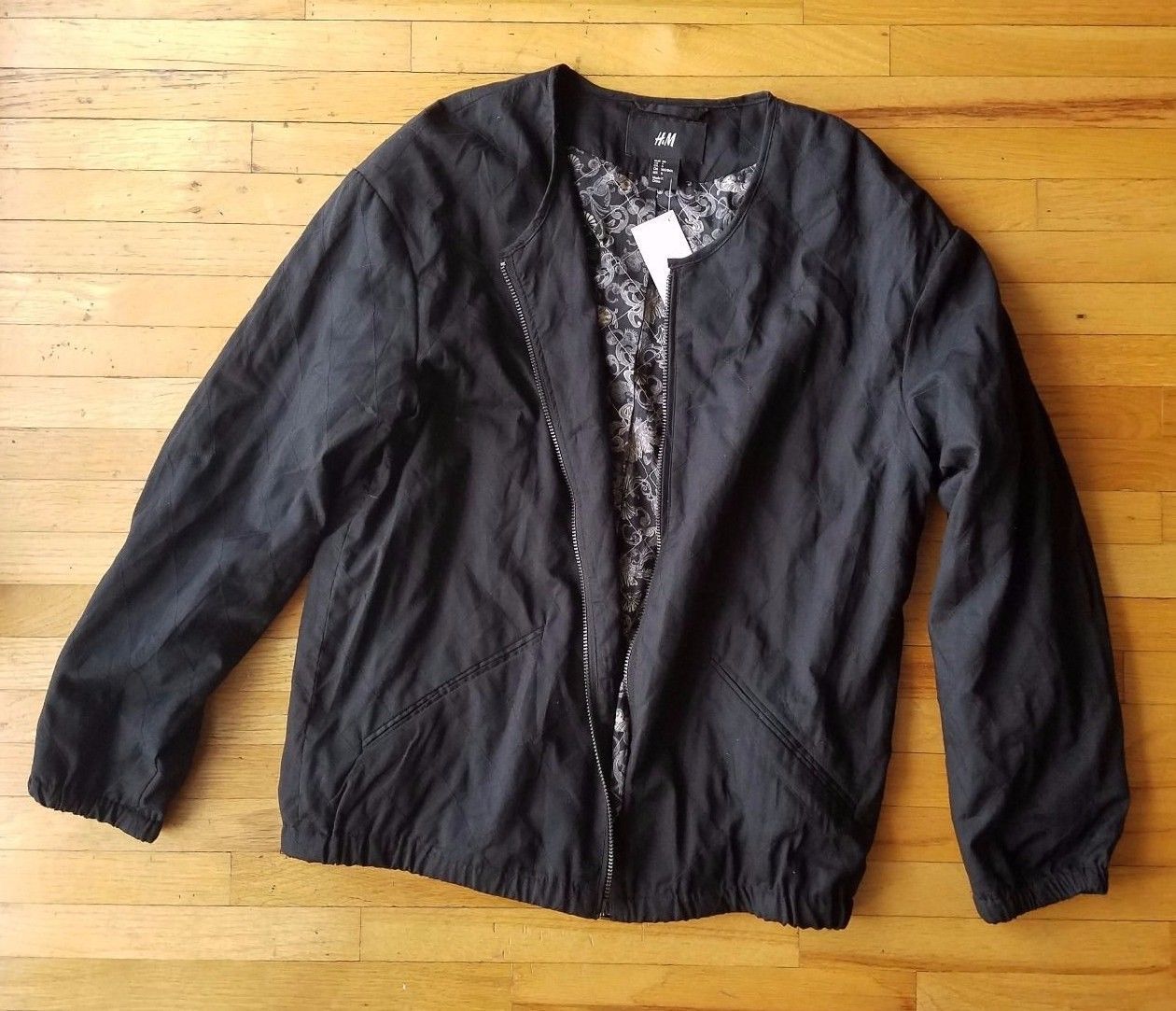 h and m quilted jacket