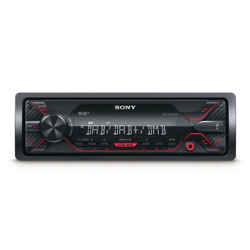 Autoradio SONY DSX-A310DAB für Auto 1 din Mit Antenne Inbegriffen USB Aux DAB+ - Bild 2 von 4