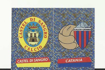 SOCCER SANDWICHES 2000/01 - CASTEL DI SANGRO - CATANIA - N.657 A-B - NEW NEWSSTAND