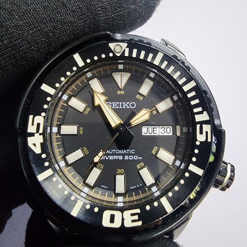 Seiko Baby Tuna Black Gold SRP231k1 4R36-00V0 Discontinued 1st Gen Rare - Picture 5 of 12