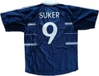 Real madrid vintage jersey SUKER 1998-99 Adidas football Teka home jersey