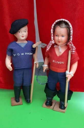 POUPÉES anciennes couple
